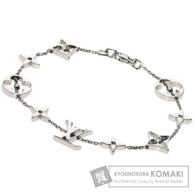 LOUIS VUITTON ルイヴィトン ブラスレ モノグラム ロゴ ブレスレット  