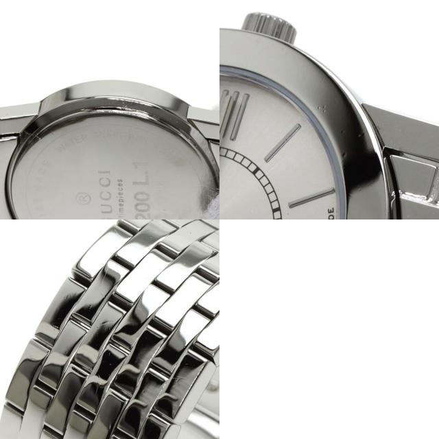 GUCCI グッチ 5200L.1 ラウンドフェイス 腕時計 ステンレススチール/SS  