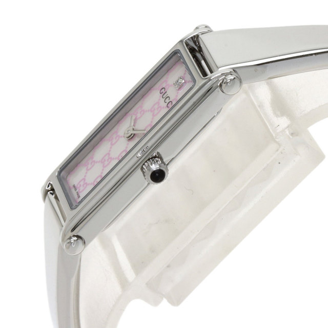 GUCCI グッチ 1500L スクエアフェイス 1P ダイヤモンド 腕時計  