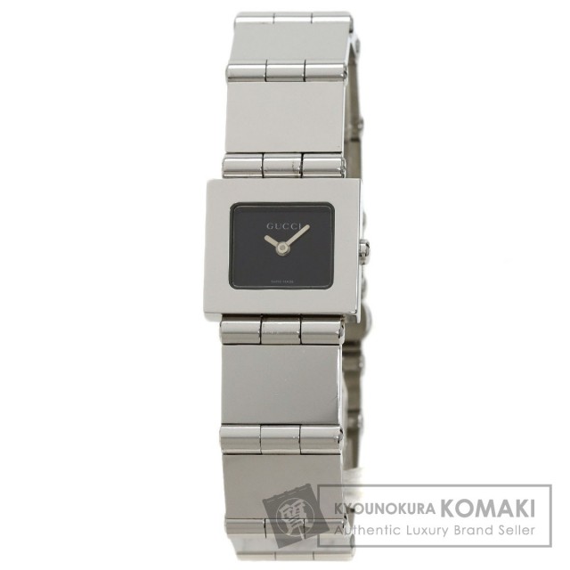 GUCCI グッチ 600L スクエアフェイス 腕時計 ステンレススチール/SS  