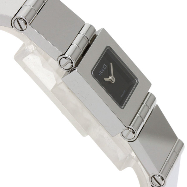 GUCCI グッチ 600L スクエアフェイス 腕時計 ステンレススチール/SS  
