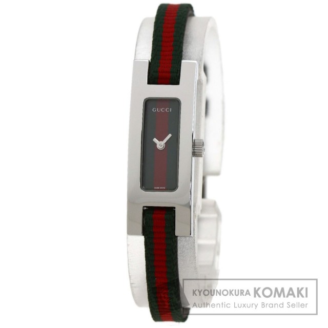 GUCCI グッチ 3900L シェリーライン 腕時計 ステンレススチール/革  