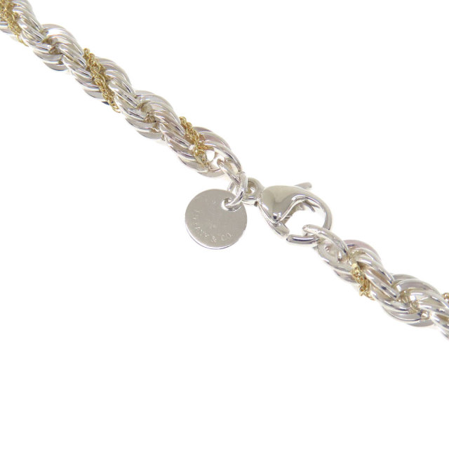 TIFFANY&Co.ティファニー ツイストロープピアス シルバー×ゴールド TIFFANY&Co.ティファニー ツイストロープピアス シルバー×ゴールド