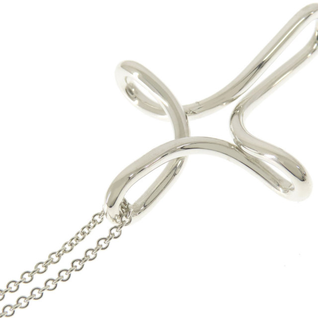 TIFFANY&Co. ティファニー オープンクロス ネックレス シルバー