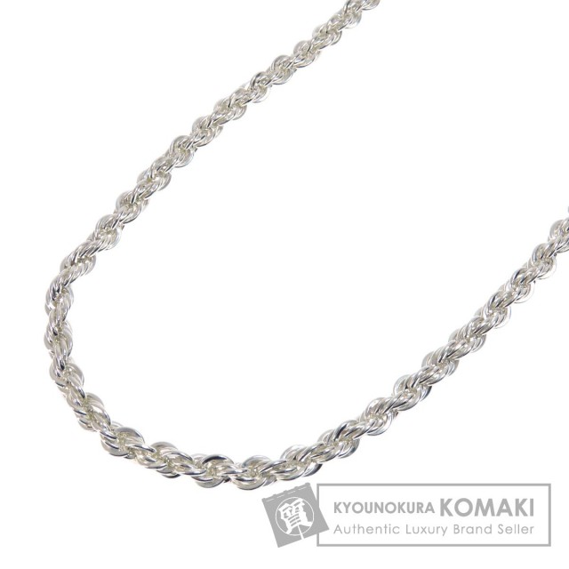 TIFFANY&Co. ティファニー ロープ ツイスト ネックレス シルバー 