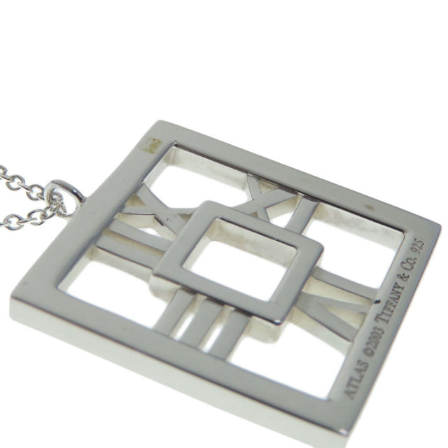 TIFFANY&Co. ティファニー アトラス オープン スクエア ネックレス 