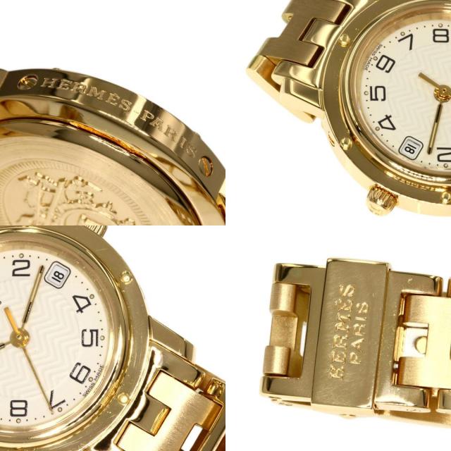 HERMES エルメス CL4.285 クリッパー 腕時計 K18イエロー