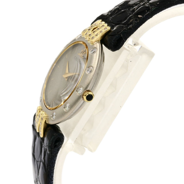 SEIKO セイコー 2F70-6020 クレドール 10P ダイヤモンド 腕時計