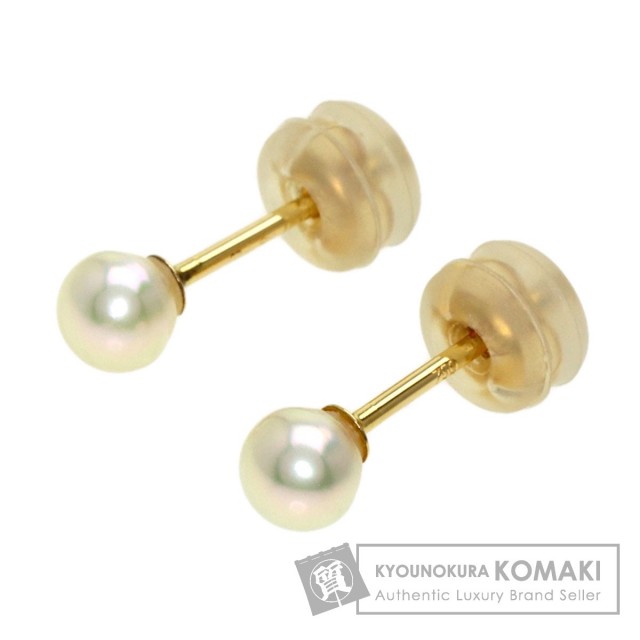 TASAKI タサキ パール 真珠 ピアス K18イエローゴールド レディース