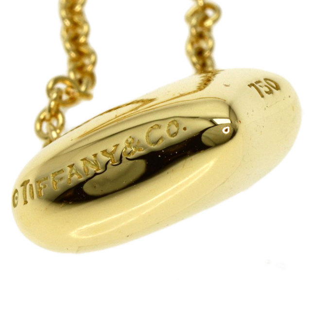 TIFFANY&Co. ティファニー ピンチドハート ネックレス K18イエロー  