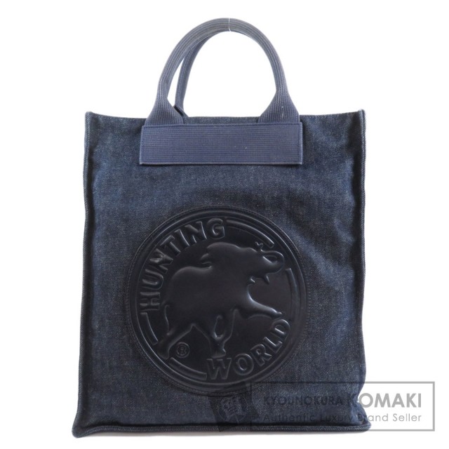 HUNTING WORLD ハンティングワールド ロゴワッペン ハンドバッグ  