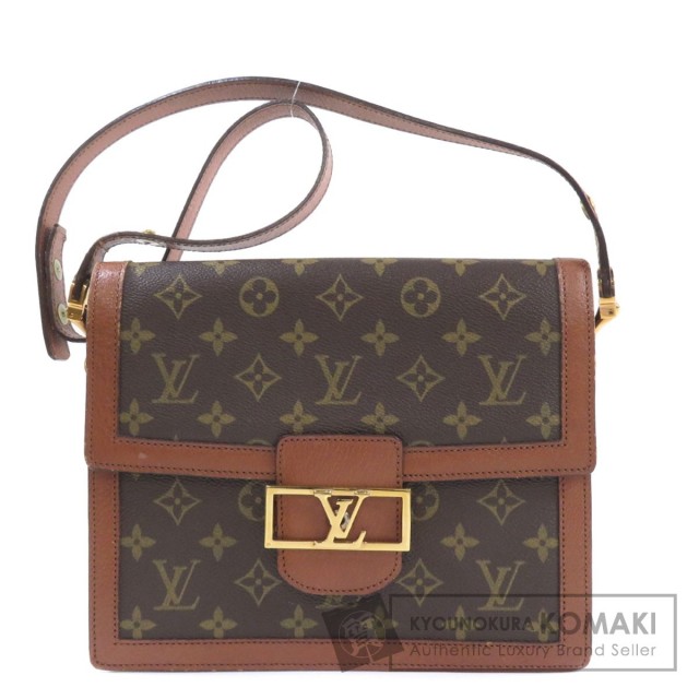 ルイヴィトン LOUIS VUITTON ショルダーバッグ
 モノグラム ドーフィーヌ LVロゴ M51410 ブラウン