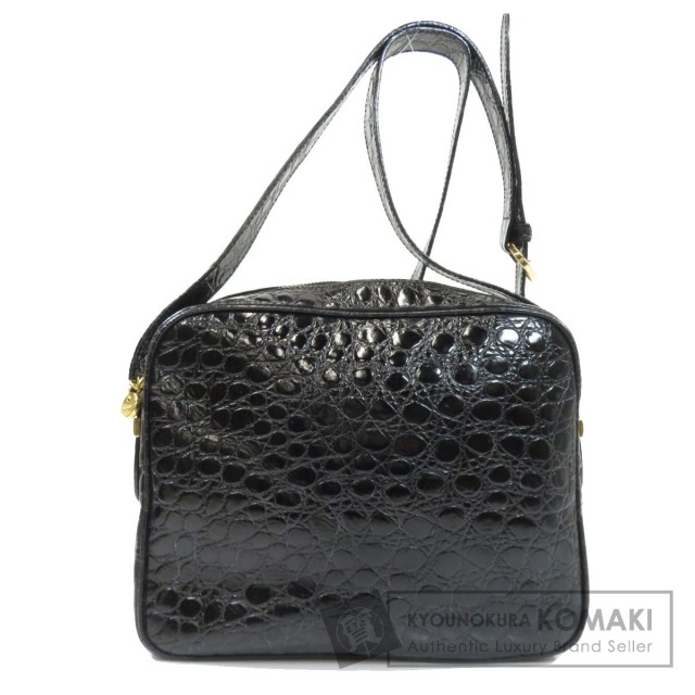 フェラガモ クロコ型押し ショルダー ハンドバッグ 男女兼用　ferragamo フェラガモ クロコ型押し ショルダー ハンドバッグ 男女兼用