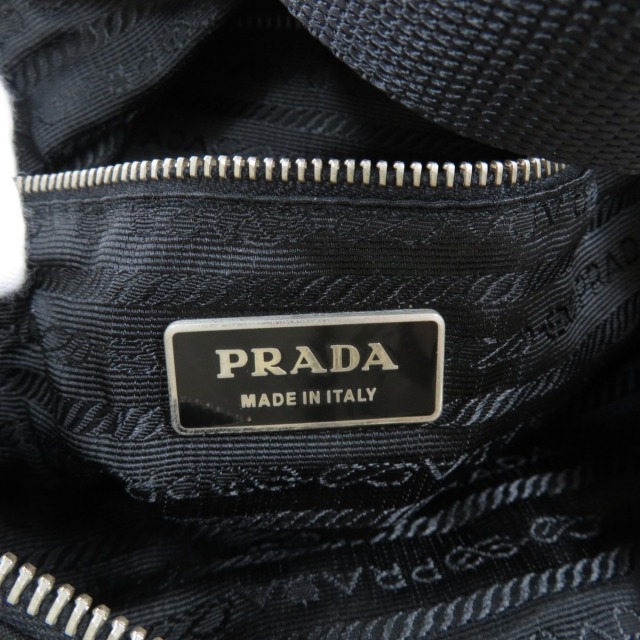 PRADA プラダ BT0326 ロゴ金具 ショルダーバッグ ナイロン素材