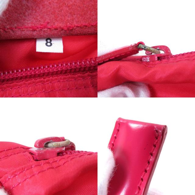 PRADA プラダ MV347 ロゴ金具 アクセサリーポーチ ナイロン素材