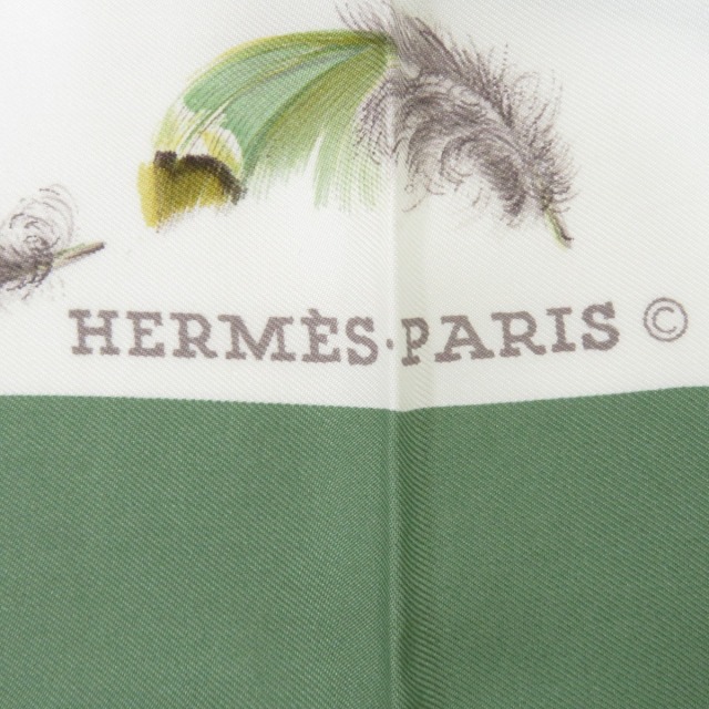 HERMES エルメス カレ90 PLUMES par Henride Linares スカーフ