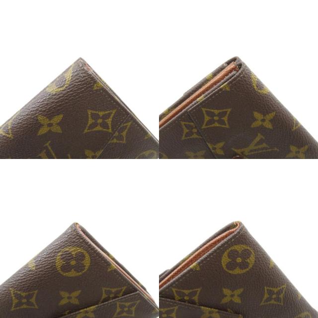LOUIS VUITTON ルイヴィトン 廃盤品 Wホック モノグラム 二つ折り財布 