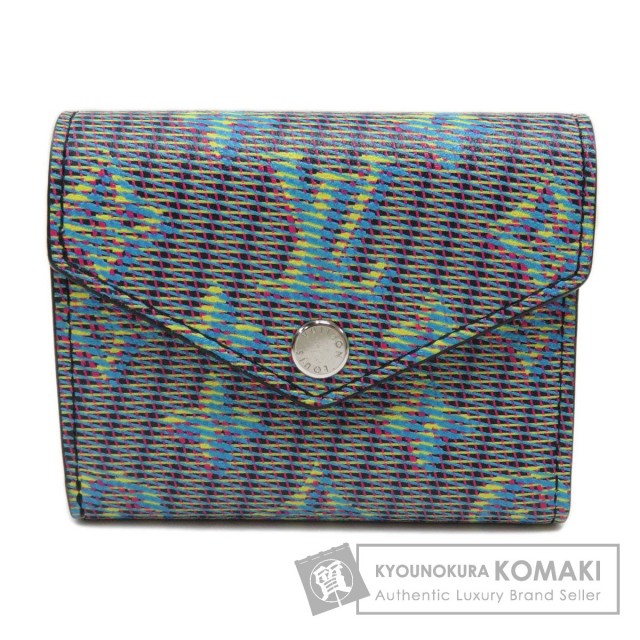 LOUIS VUITTON ルイヴィトン N60282 ポルトフォイユ・ゾエ LVポップ 三  