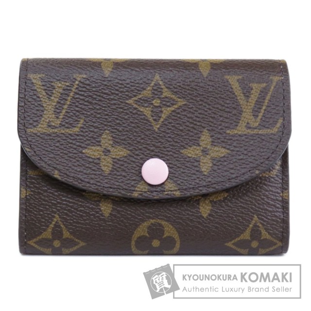 ルイヴィトン ポルトモネロザリ モノグラム ローズバレリーヌ