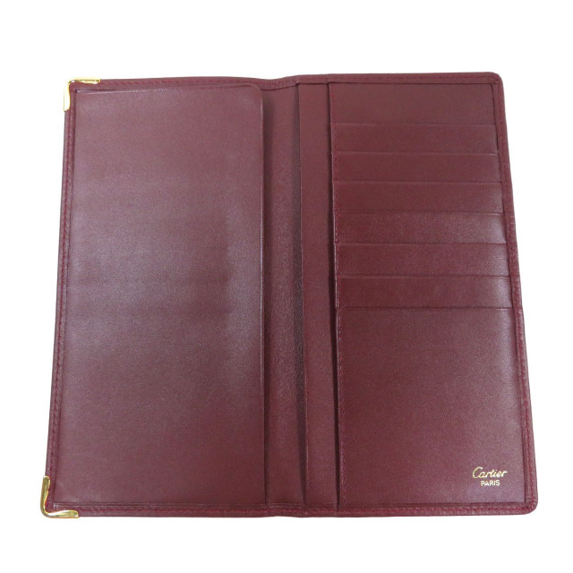 CARTIER カルティエ マストライン 長財布（小銭入れなし） カーフ 