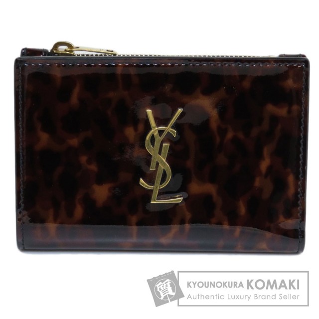 サンローラン キーケース パテントレザー ブラック 黒し 