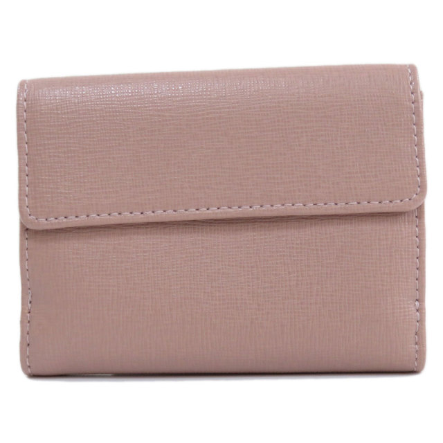 新品☆FURLA(フルラ)ピンク みやすかっ レザー 折り財布