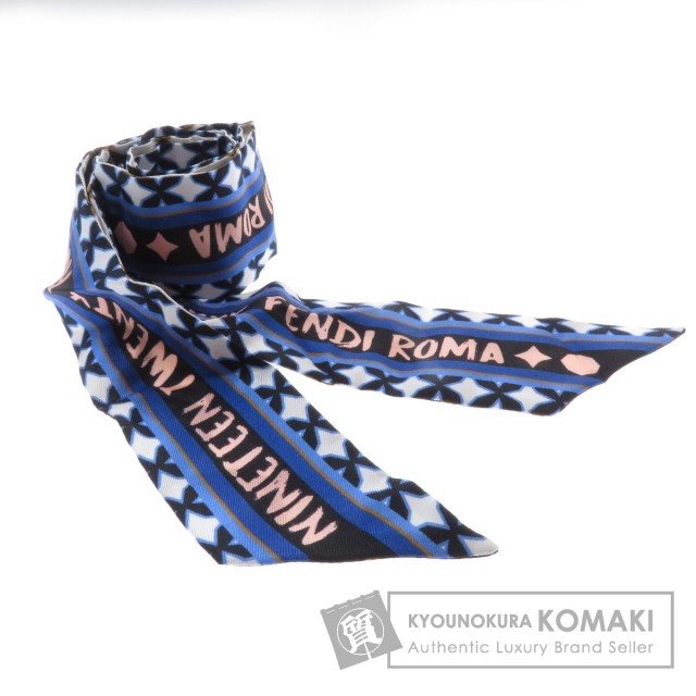 FENDI フェンディ ツイリー スカーフ シルク レディース
