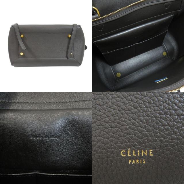 CELINE セリーヌ ベルトバッグ ハンドバッグ カーフ レディース