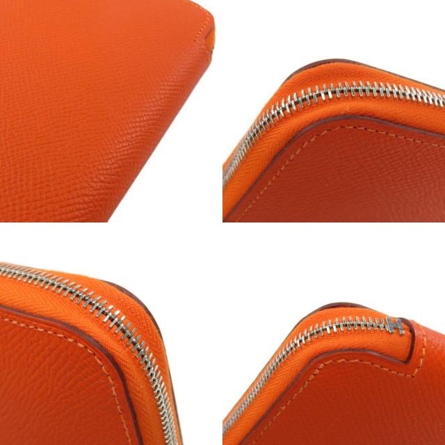 HERMES エルメス アザップ シルクインロング オレンジ シルバー金具 長 