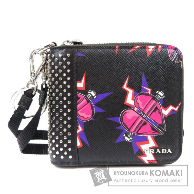 【在庫僅少】 2ML221 プラダ PRADA フランケンハート 二つ折り サフィアーノ 小物