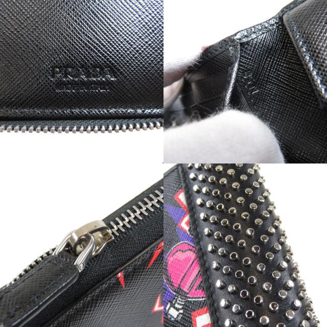 PRADA プラダ 2ML221 フランケンハート サフィアーノ 二つ折り財布 