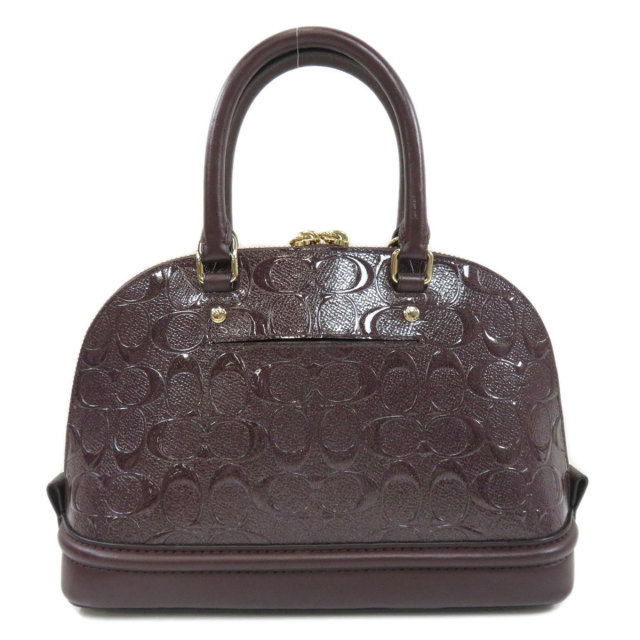 COACH コーチ F55450 シグネチャー 2WAY ハンドバッグ パテントレザー  