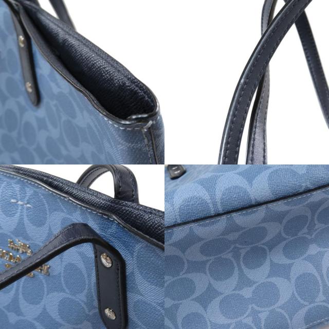 COACH コーチ 76636 シグネチャー トートバッグ PVC レディース