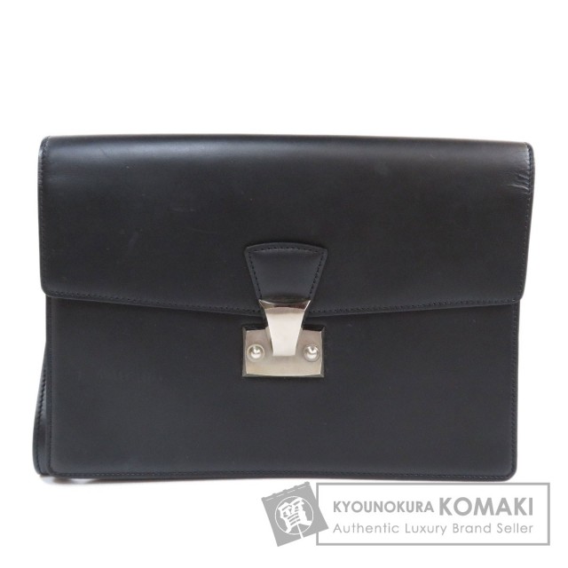 希少】カルティエ セカンドバッグ パシャ 持ち手有 レザー 黒 ユニセックス