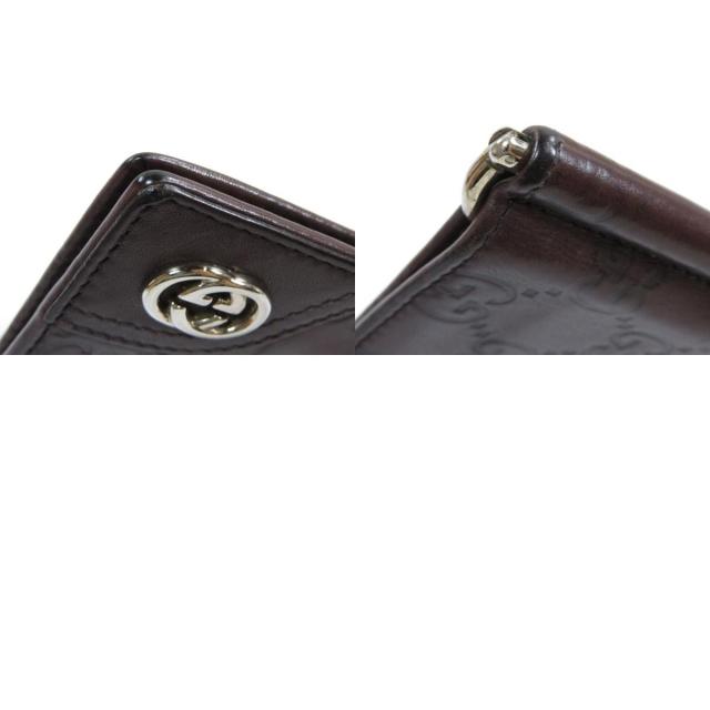 GUCCI グッチ 181678 GG 札入れ 二つ折り財布（小銭入れなし） レザー  