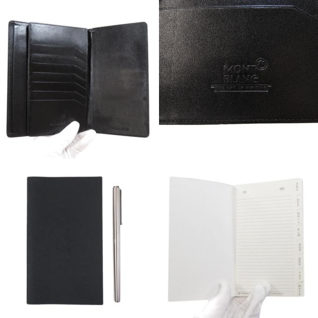 MONTBLANC モンブラン 手帳カバー ペン リフィル付き 手帳 レザー  