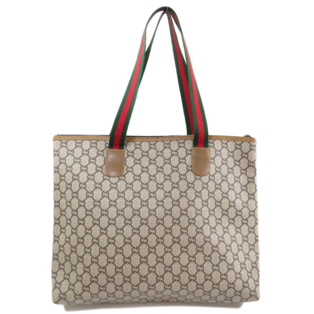 GUCCI グッチ GGプラス トートバッグ PVC レディース