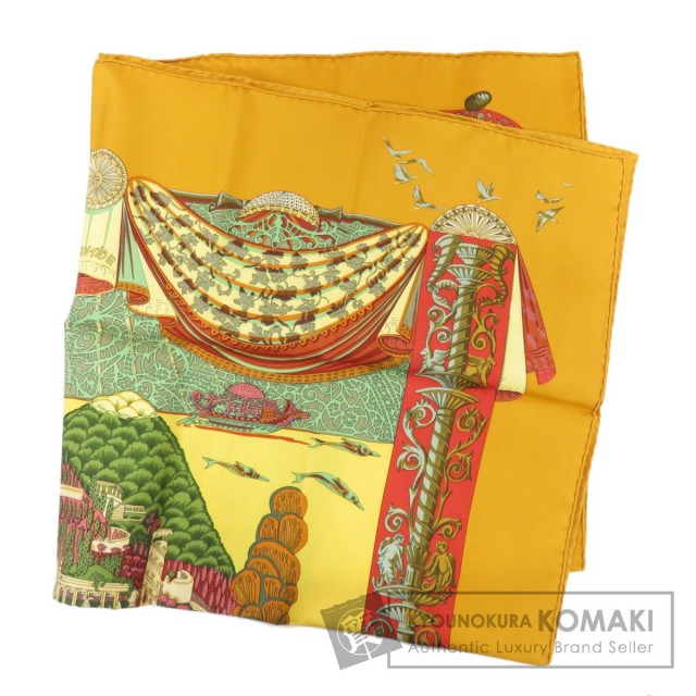 HERMES エルメス カレ90 L ATLANTIDE スカーフ シルク レディース