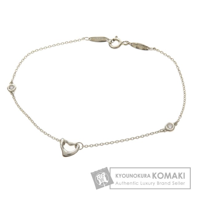 TIFFANY&Co. ティファニー オープンハート ブレスレット シルバー 