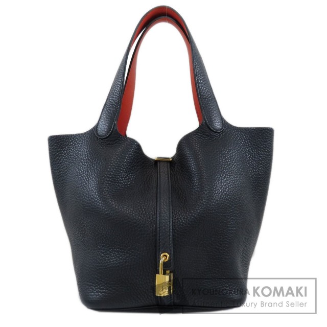 ❤お得なお品❤ピコタンロックMMエクラ ブルーインディゴ Ｇ金具 エルメス Ｘ刻 エルメス HERMES ピコタンロックエクラMM ブルーインディゴ