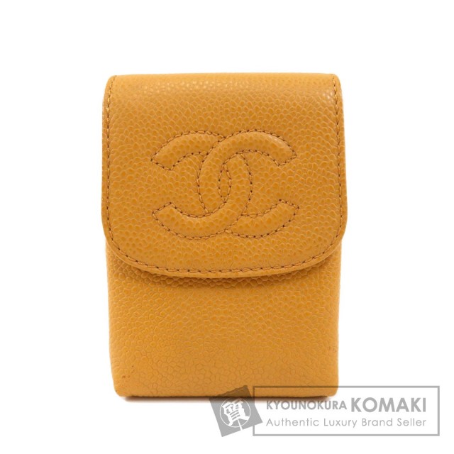 CHANEL シャネル シガレットケース ココマーク キャビアスキン
