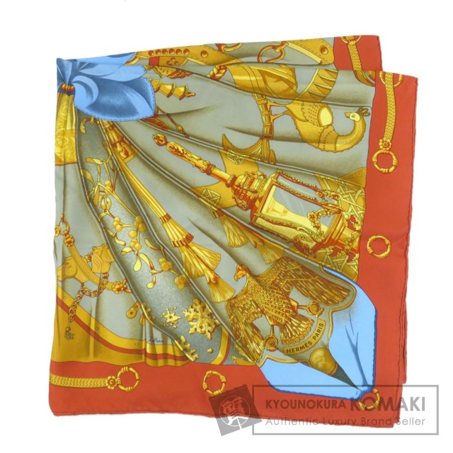 HERMES エルメス カレ90 シルクの太陽 Soleil de Soie スカーフ シルク 