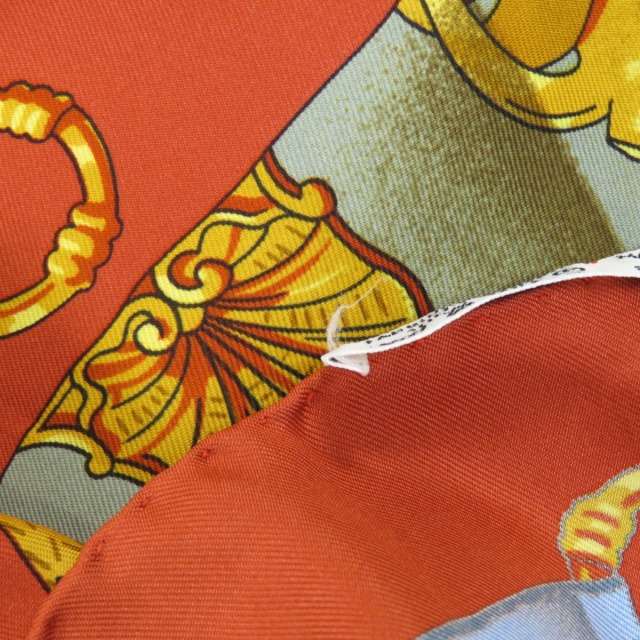 HERMES エルメス カレ90 シルクの太陽 Soleil de Soie スカーフ シルク 