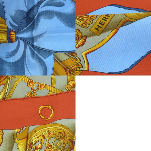 HERMES エルメス カレ90 シルクの太陽 Soleil de Soie スカーフ シルク 