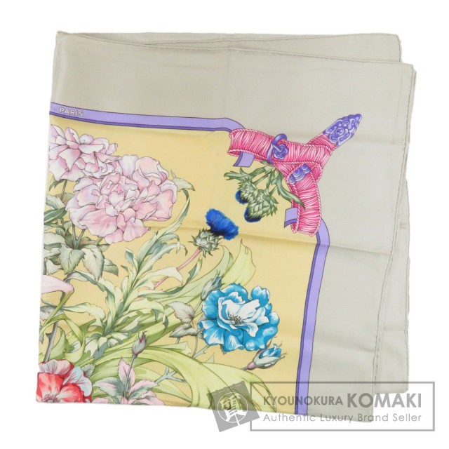 HERMES エルメス カレ90 REGINA 女王陛下 スカーフ シルク レディース 