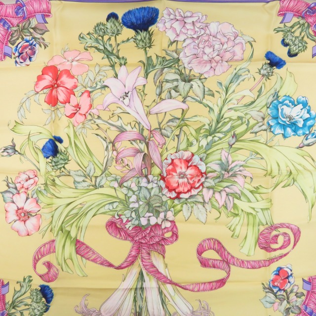 HERMES エルメス カレ90 REGINA 女王陛下 スカーフ シルク レディース 