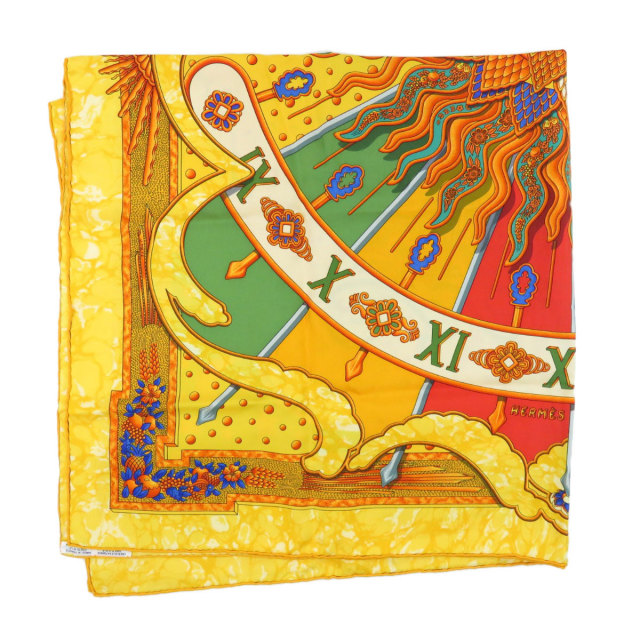 HERMES エルメス カレ90 CARPE DIEM 今日一日を楽しむ スカーフ