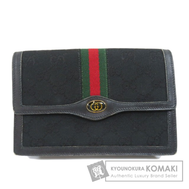 GUCCI アクセサリーポーチ(シェリーライン) GUCCI(グッチ) 80's GG canvas sherry line pouch GG キャンバス