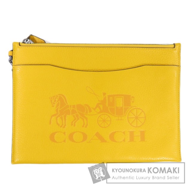 COACH コーチ C4289 ロゴ クラッチバッグ レザー レディース