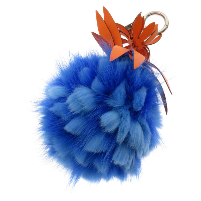 FENDI フェンディ パイナップル バッグチャーム チャーム ファー